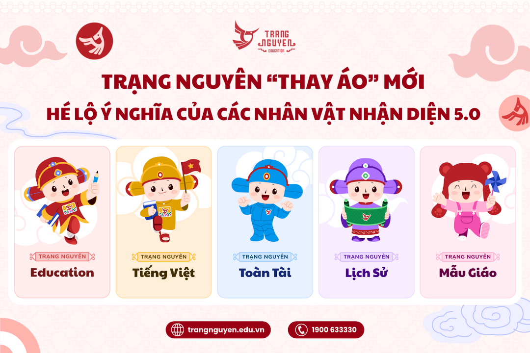 Trạng Nguyên "thay áo" mới - Hé lộ ý nghĩa của các nhân vật nhận diện 5.0